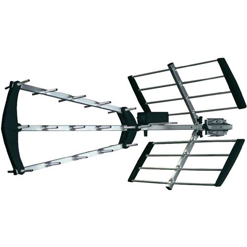 High-Tech 240014 Antenne TV TNT Extérieure Noir
