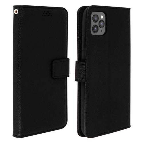 Housse pour iPhone 11 Pro Porte carte Support Vidéo Noir