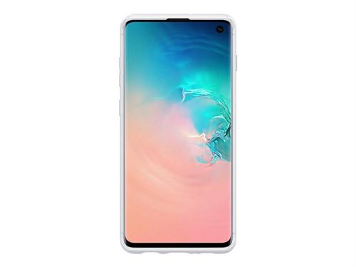 Spigen Thin Fit Series Classic - Coque de protection pour téléphone portable - polycarbonate - blanc - pour Samsung Galaxy S10