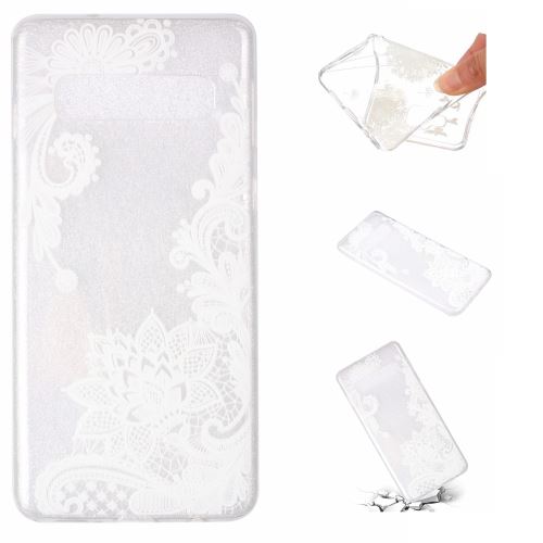 Coque en TPU impression de motifs fleur élégante pour votre Samsung Galaxy S10