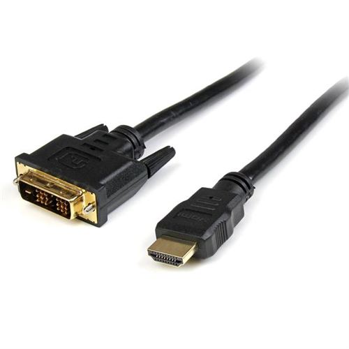 StarTech.com 0,5 m HDMI-naar-DVI-D-kabel - M/M - videokabel - HDMI / DVI - 50 cm