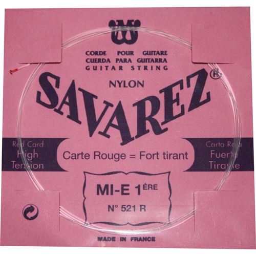 Savarez MI-1 ROUGE NYLON RECT CSA 521R