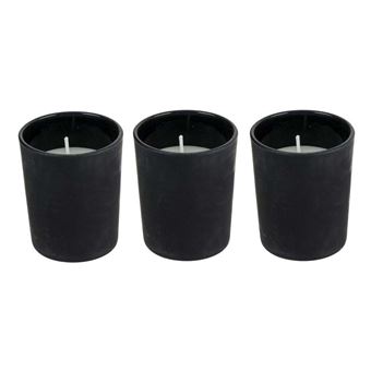 The Candle Factory - Pack 3 bougies ardoise senteur vanille Factory