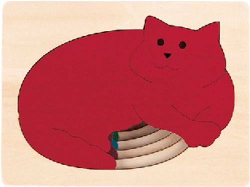 Hape casse-tête en forme de bois Five Cats junior vierge 6-pièces