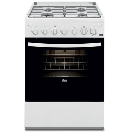 Faure FCG612H1WA - Cuisinière - pose libre - largeur : 60 cm - profondeur : 60 cm - hauteur : 88.9 cm - blanc
