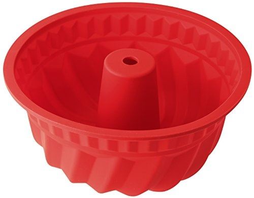 Dr. oetker 1254 moule à kouglof 22 cm silicone sco rouge