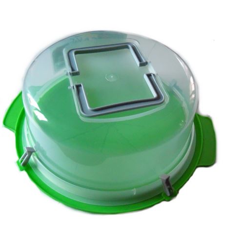 Cloche à gâteau 30 cm transport tarte poignée