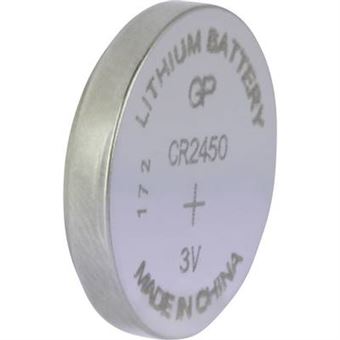 Pile bouton CR 2450 lithium GP Batteries 600 mAh 3 V - Piles