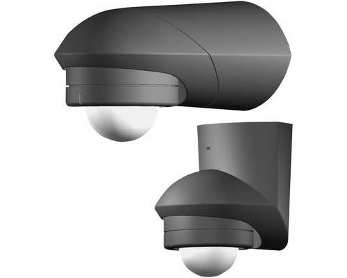 Grothe 94534 PIR Motion Detector Surface-Mount 240° IP55 Black