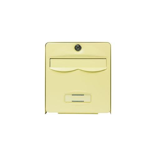 burg wachter mini boîte aux lettres balthazar en acier galvanisé - beige