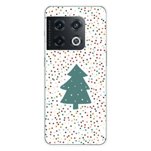 Coque en silicone imprimée compatible OnePlus 10 Pro 5G NO Sapin de Noël