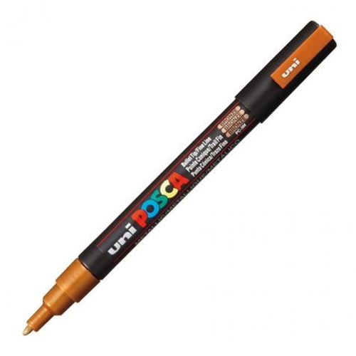 Uni-Ball Posca - Marqueur pointe fine conique bronze Uni-Ball Posca