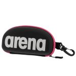 Etui Arena Goggle case black fuschia Noir Taille : Unique