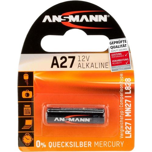 ANSMANN A27 - Batterie 27A - Alcaline