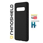 Coque RhinoShield SolidSuit pour SamSung Galaxy S10 Plus - Finition Fibre de Carbone