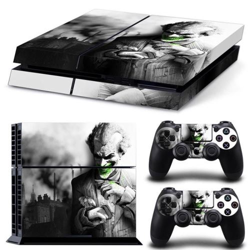 Autocollant Stickers Skin de Protection pour Console et Manette Sony Playstation PS4 - Batman #12