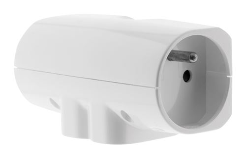 ZENITECH Quadriplite lat&eacute;rale 2 prises 16A et 2 prises 6A blanc