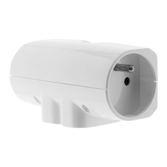 Zenitech - Multiprise 4 prises latérale 2x16A + 2x6A - Blanc - 1