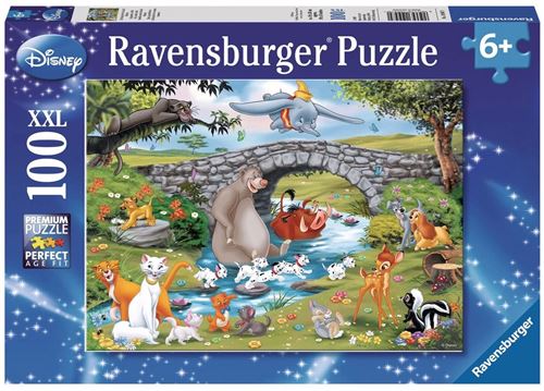 Puzzle 100 pièces XXL Ravensburger La famille d'Animal Friends Disney État correct - Ravensburger reconditionné disponible sur Fnac