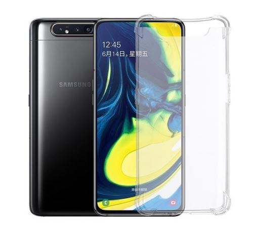Coque Antichoc Silicone Transparent pour Samsung Galaxy A80 [Phonillico®]