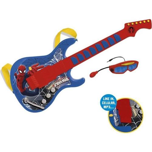 SPIDERMAN Guitare avec vraies cordes