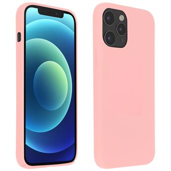 Coque Silicone Rose Little Boutik Pour IPhone 12 / 12 Pro | Neuf Avec Emballage | Protection TPU Souple | Réf. 3049