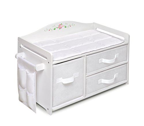 Badger Basket White Rose Doll Care Station (fits American Girl Dolls)