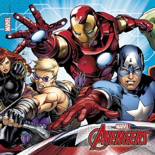 20 Serviettes en Papier - Avengers