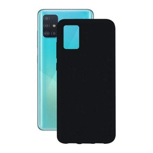 Housse pour Mobile avec Bord en TPU Samsung Galaxy A71 Contact Flex - Noir