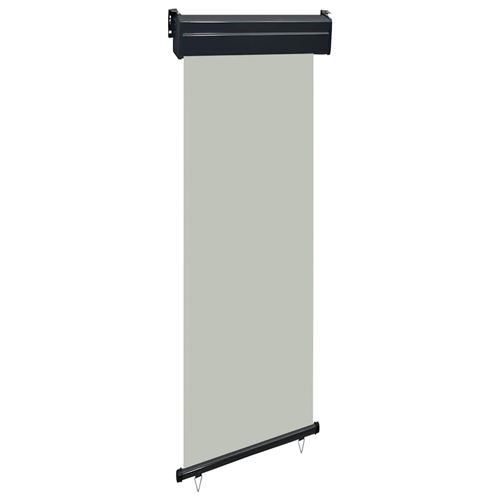 vidaXL Auvent latéral de balcon 60x250 cm Gris