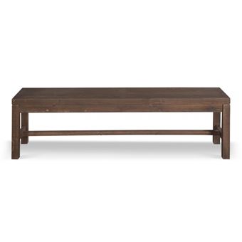 Banc Bois 160x35x45cm Marron Decoration D Autrefois Achat Prix Fnac