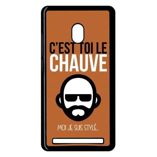 Coque asus zenfone 6 c est toi le chauve moi je suis styl 8