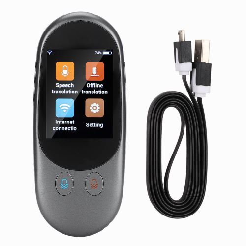 2,4 Pouces Traducteur simultané multilingue intelligent en temps réel IPS