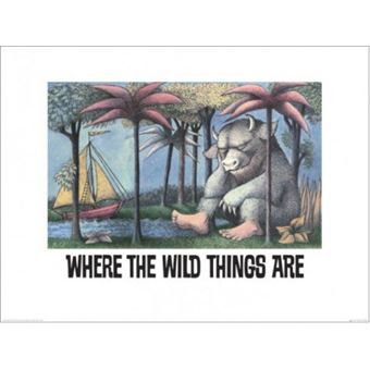 Maurice Sendak Poster Reproduction - Max Et Les Maximonstres (60x80 cm) - 1