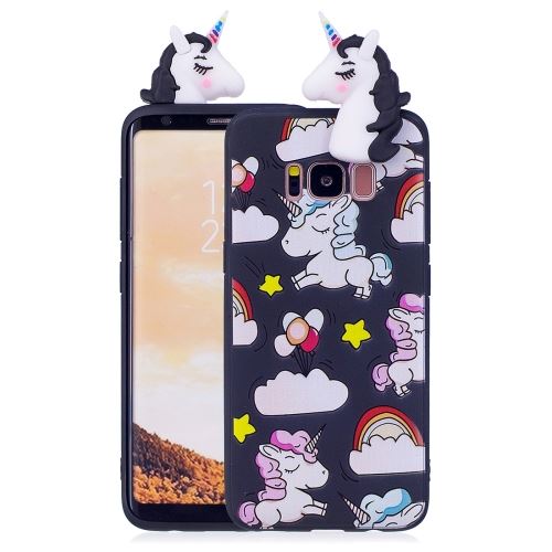 Galaxy S8 Plus / G955 Coque Protection TPU Licorne 3D Noir ALS52913