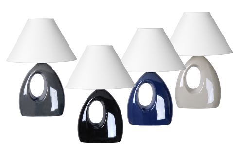 Lucide HOAL - Lampe De Table - Gris