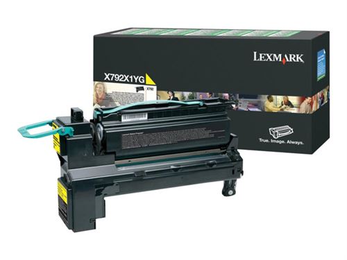 Lexmark - Extra hoog rendement - geel - origineel - tonercartridge LCCP, LRP - voor Lexmark X792de, X792dte, X792dtfe, X792dtme, X792dtpe, X792dtse