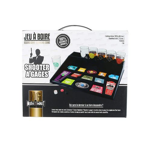 Jeu à Boire 6 Shooters à Gages 27cm Multicolore