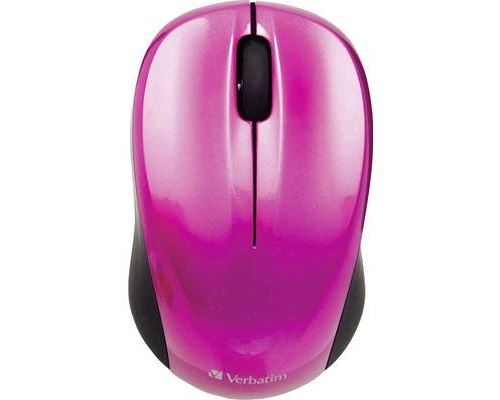 Verbatim Wireless Mouse GO NANO - souris - RF - rose chaud