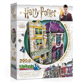 Puzzle 3D Harry Potter Boutique de crèmes glacées de Madame Guipure et Florean Fortecsue