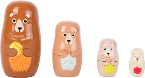Poupées Russes Famille D'Ours