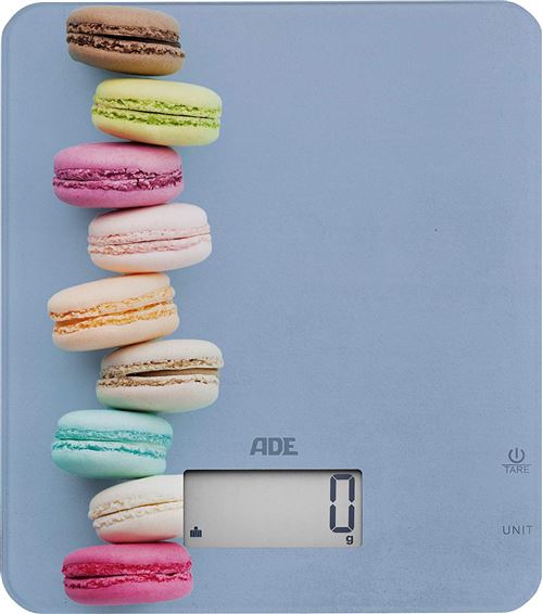 ADE KE1718 Balance de Cuisine Numérique, Plastique, Multicolore, 20 x 23 x 2 cm
