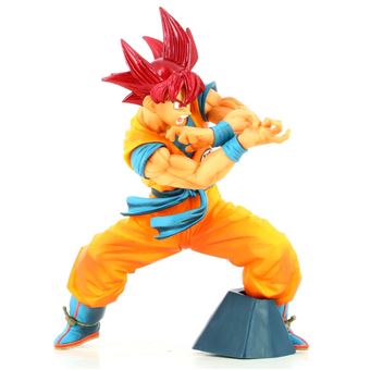 Figurine Dragon Ball GT Blood of Saiyans Son Goku Super Saiyan God 17 cm