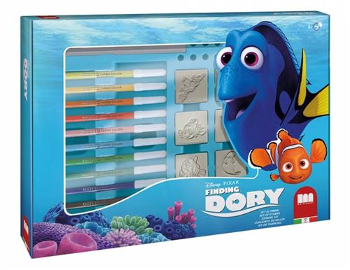 Multiprint ensemble de couleurs Finding Dory 22 pièces bleu