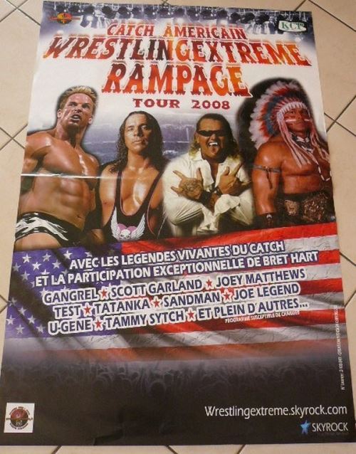 CATCH - wrestling Rampage - 80x120 cm - AFFICHE / POSTER