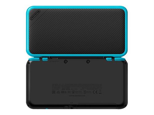 New Nintendo 2DS XL - Handheld-Spielkonsole - Schwarz, Türkis