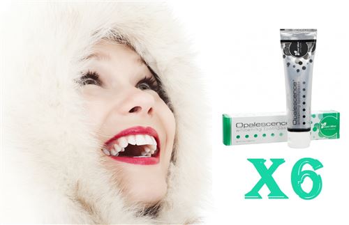 First White - 6 Dentifrices Blanchiment Dentaire De 100 Ml