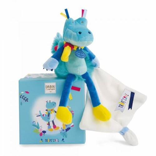 Doudou pantin crocodile - doudou et compagnie