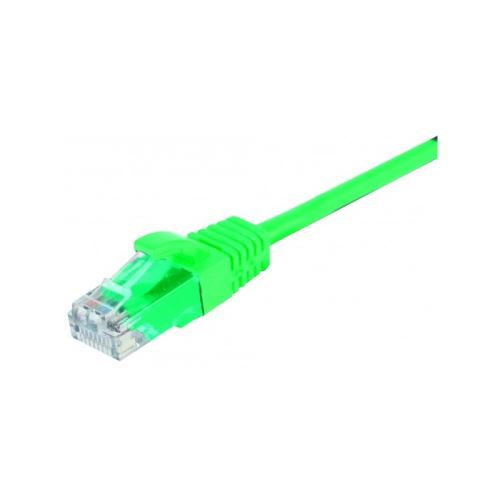 Cordon RJ45 catégorie 5e U/UTP snagless vert - 0,3 m