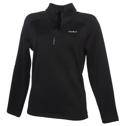 Sous vêtements thermiques chaud Odlo Snowbird 1/2z pull noir Noir taille : XXL réf : 32840